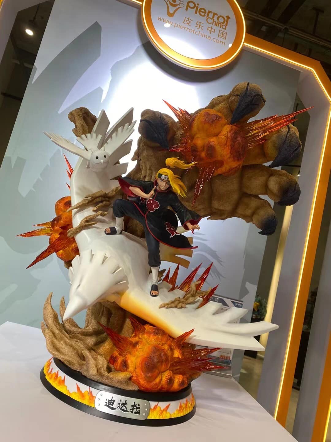 ภาพถ่ายจริงกับงานปั้นเรซิ่นต้นแบบนารูโตะของค่าย Pickstar Studios