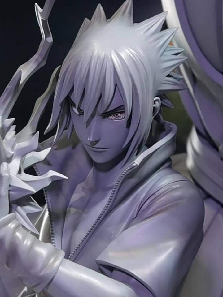 ภาพถ่ายจริงกับงานปั้นเรซิ่นต้นแบบนารูโตะของค่าย Pickstar Studios