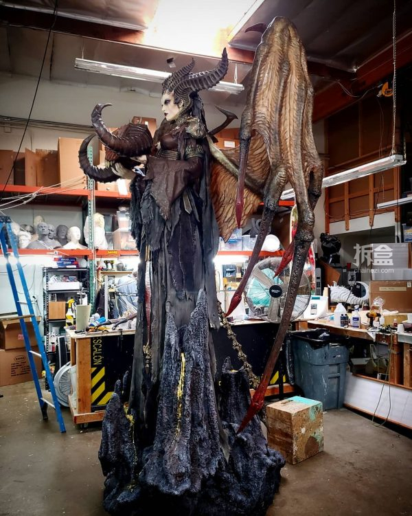 อลังการงานปั้น กับ Diablo4 Lilith Statue ที่จะนำไปโชว์ในงาน 2019 Blizzard Carnival