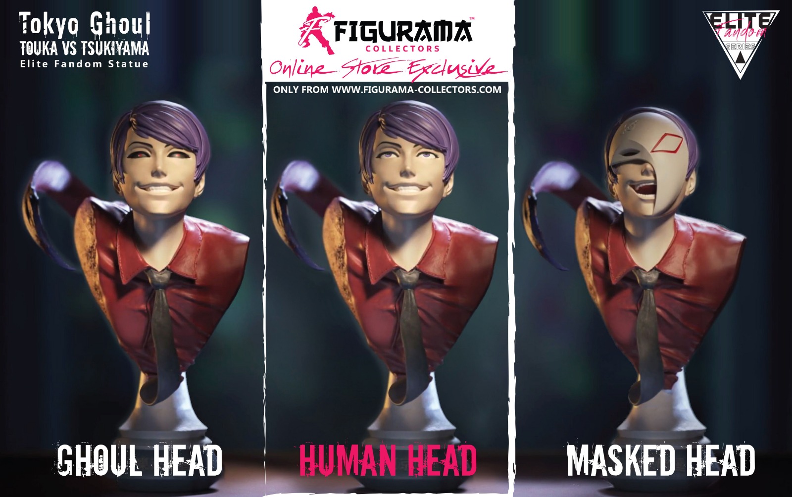 สั่งตรงกับ Figurama แถมหัวพิเศษของ Tsukiyama เพิ่มไปเลยอีก 1 หัว!!