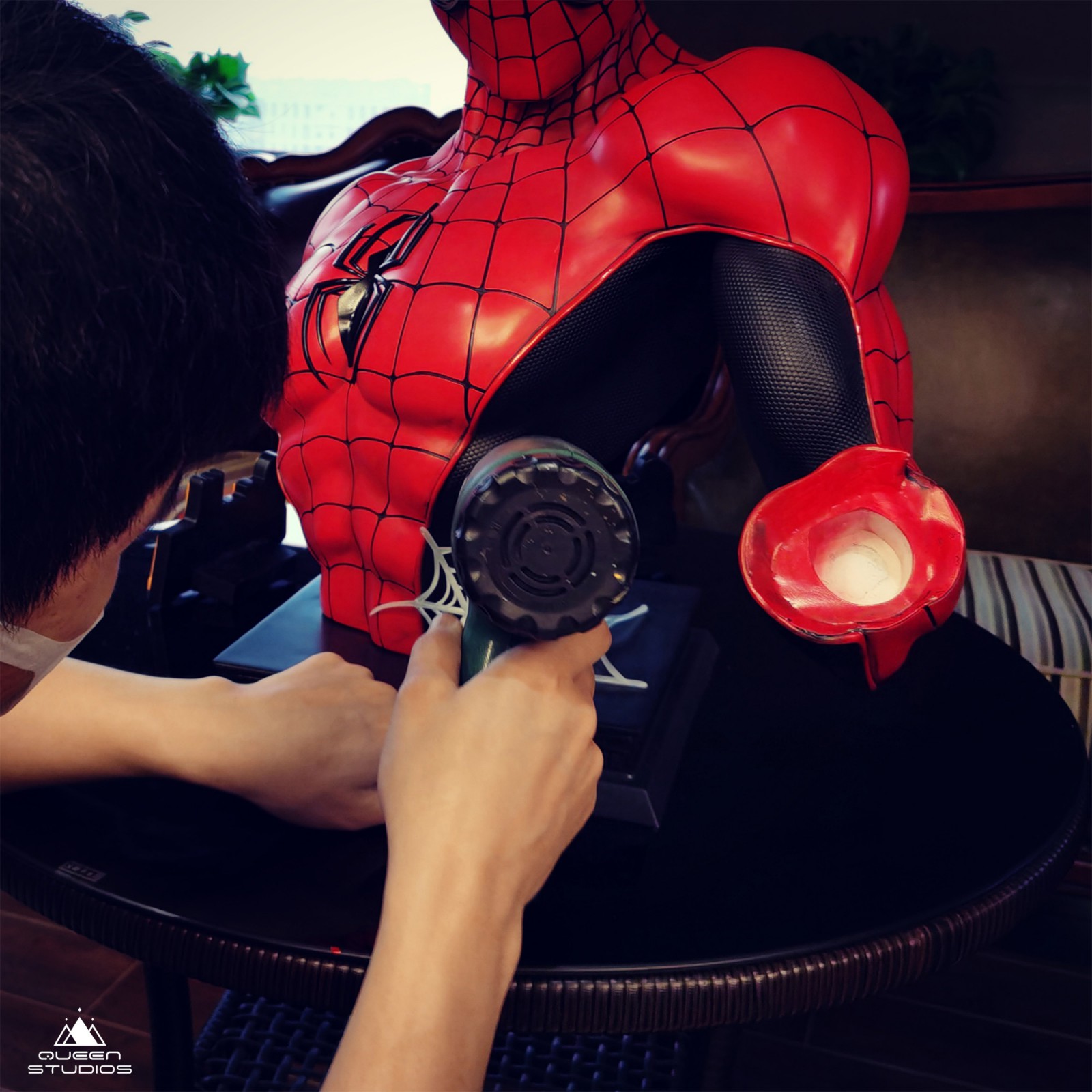 เบื้องหลังงานปั้น Spiderman Bust ค่าย Queen Studios