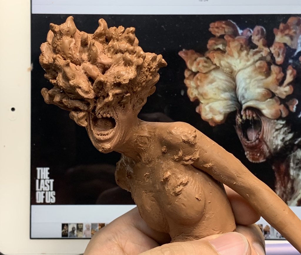 แชร์ภาพงานปั้นขนาด 1/6 ของ Clicker จากเกม The Last Of Us Part II