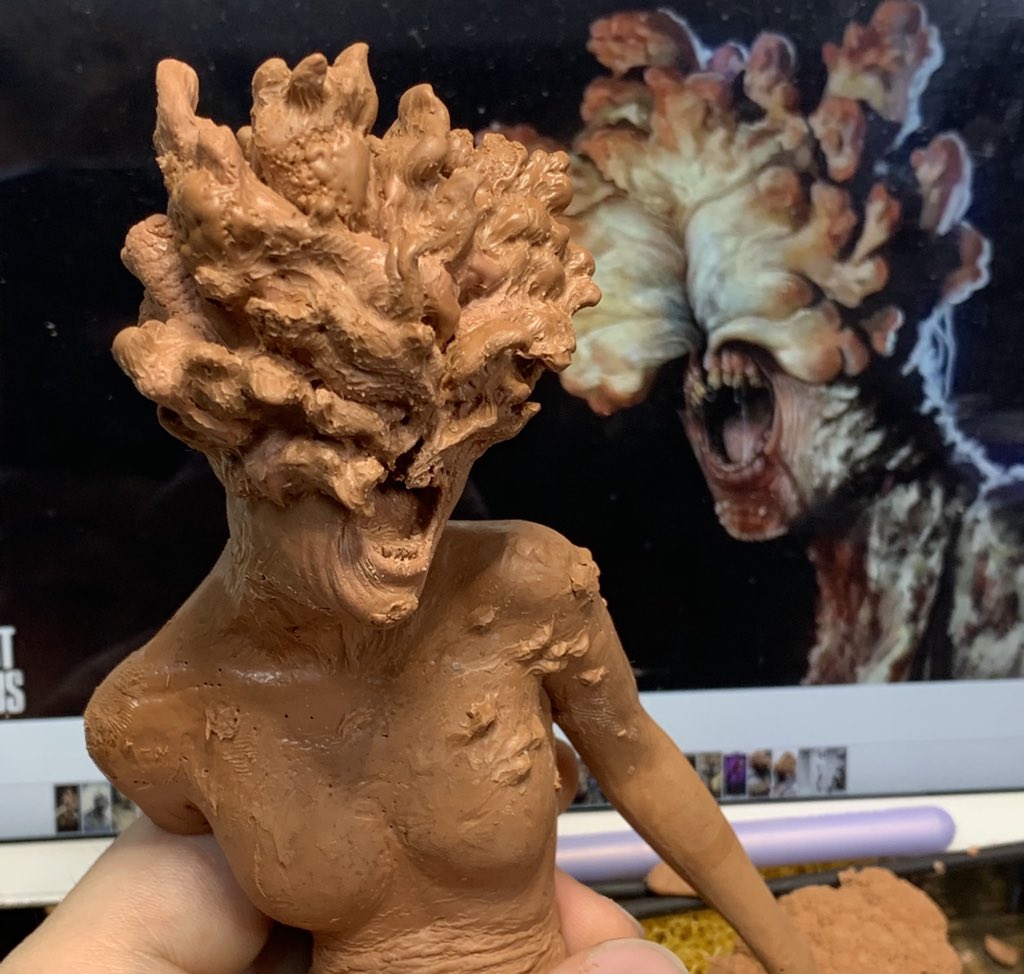 แชร์ภาพงานปั้นขนาด 1/6 ของ Clicker จากเกม The Last Of Us Part II