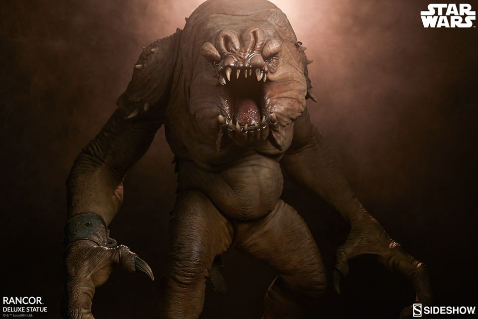 Sideshow เผยภาพแรก Rancor งานปั้น Statue จากภาพยนต์ Star Wars Return of the Jedi