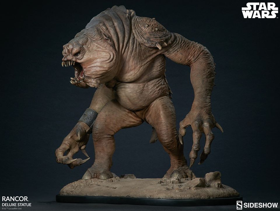 Sideshow เผยภาพแรก Rancor งานปั้น Statue จากภาพยนต์ Star Wars Return of the Jedi