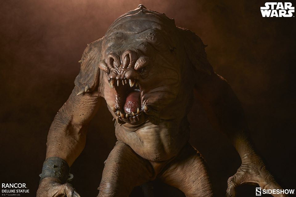 Sideshow เผยภาพแรก Rancor งานปั้น Statue จากภาพยนต์ Star Wars Return of the Jedi