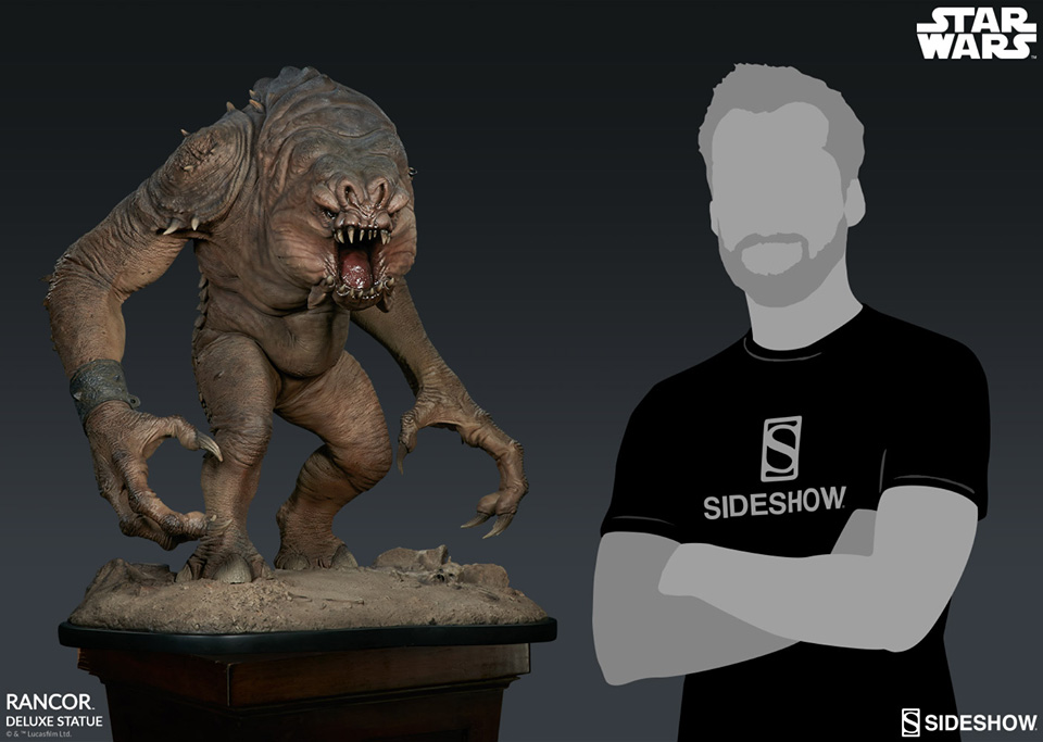 Sideshow เผยภาพแรก Rancor งานปั้น Statue จากภาพยนต์ Star Wars Return of the Jedi