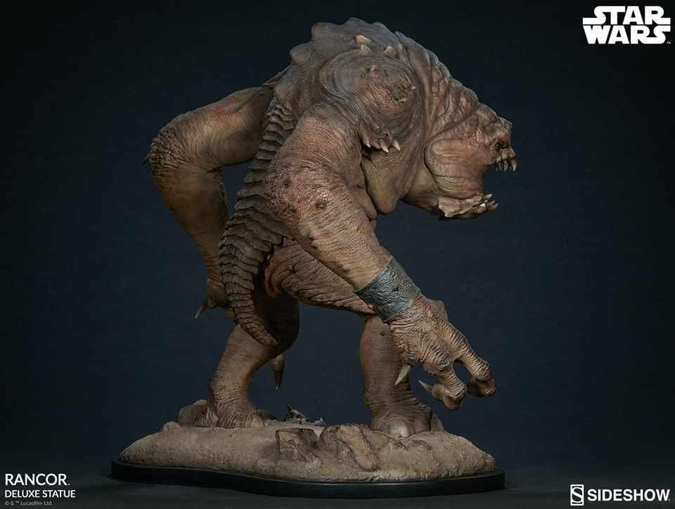 Sideshow เผยภาพแรก Rancor งานปั้น Statue จากภาพยนต์ Star Wars Return of the Jedi