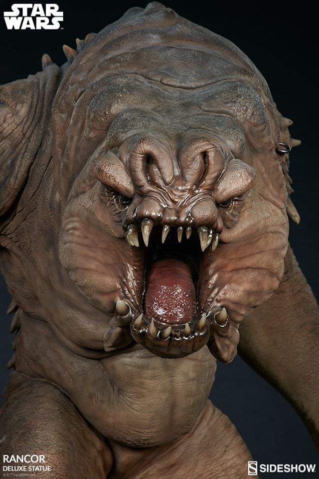 Sideshow เผยภาพแรก Rancor งานปั้น Statue จากภาพยนต์ Star Wars Return of the Jedi