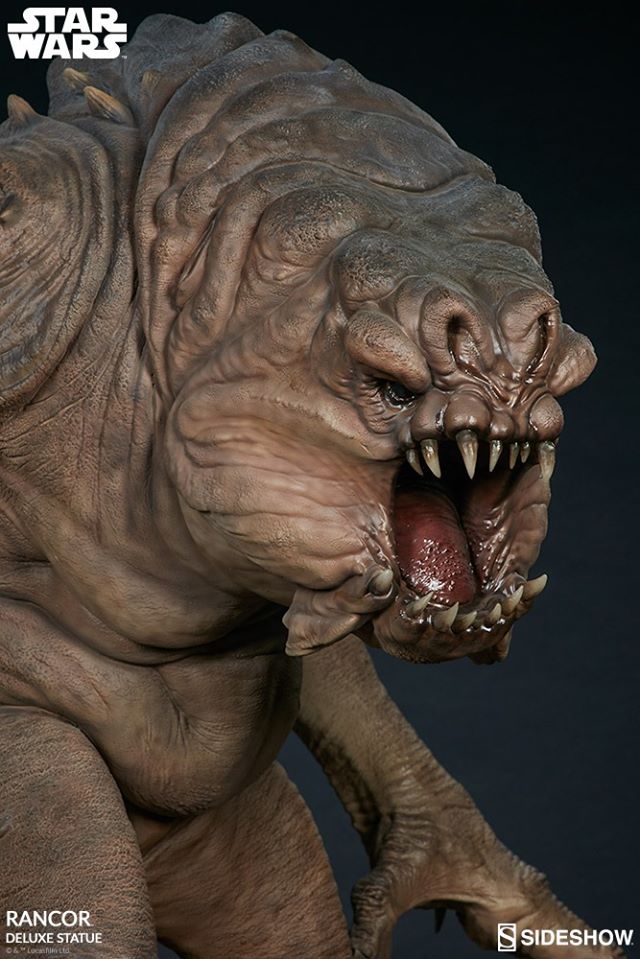Sideshow เผยภาพแรก Rancor งานปั้น Statue จากภาพยนต์ Star Wars Return of the Jedi