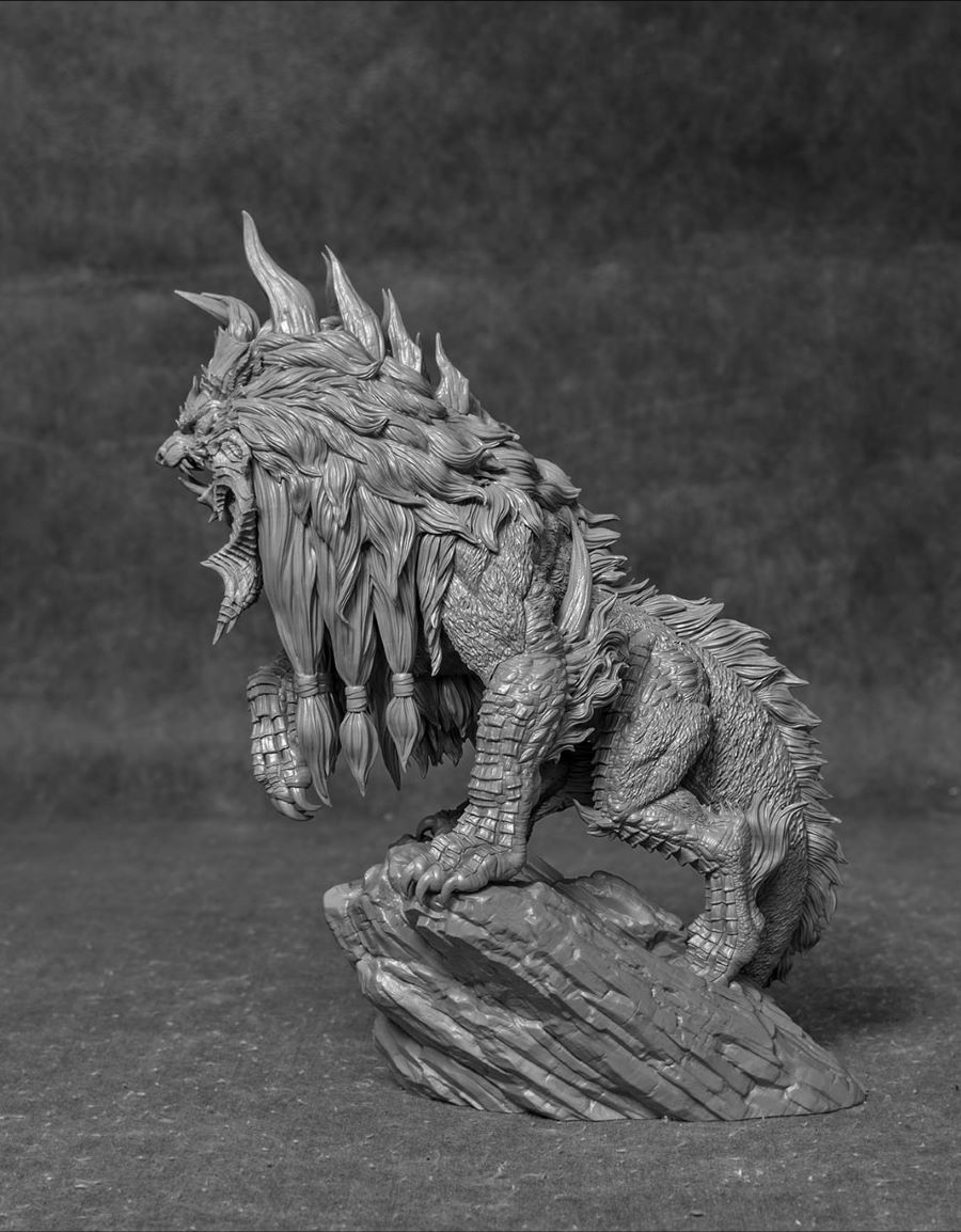 งานปั้น Creature Fantasy Narasimha Watcher of the Death โดย R-One