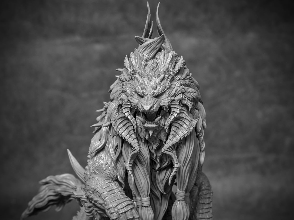 งานปั้น Creature Fantasy Narasimha Watcher of the Death โดย R-One