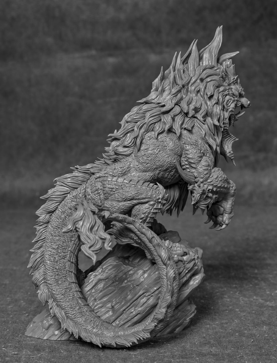 งานปั้น Creature Fantasy Narasimha Watcher of the Death โดย R-One