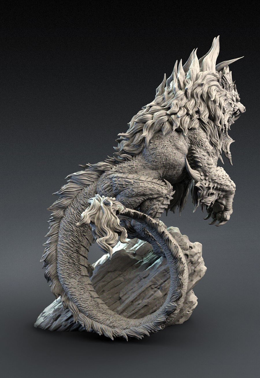 งานปั้น Creature Fantasy Narasimha Watcher of the Death โดย R-One