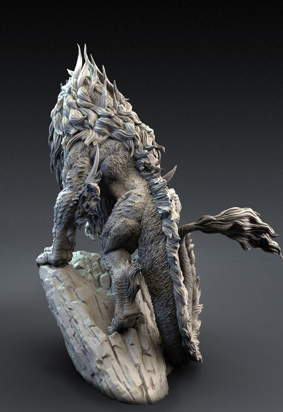 งานปั้น Creature Fantasy Narasimha Watcher of the Death โดย R-One